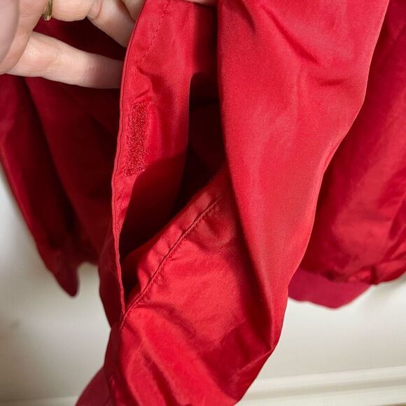 Ralph Lauren Polo Golf Windbreaker Jacket Mens Size XLarge Red Pullover Lined Xl - Picture 4 of 7